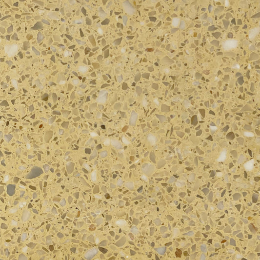 Cinnamon Yellow Terrazzo - Small Stone Grains