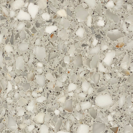 Sterling White Terrazzo - Small Stone Grains