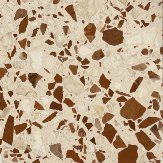 Light Ivory Terrazzo - Medium Stone Grains