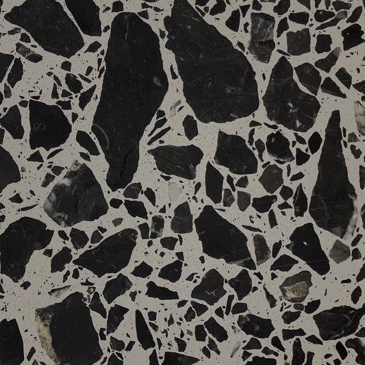 Silk Gray Terrazzo - Mix Size Stone Grains