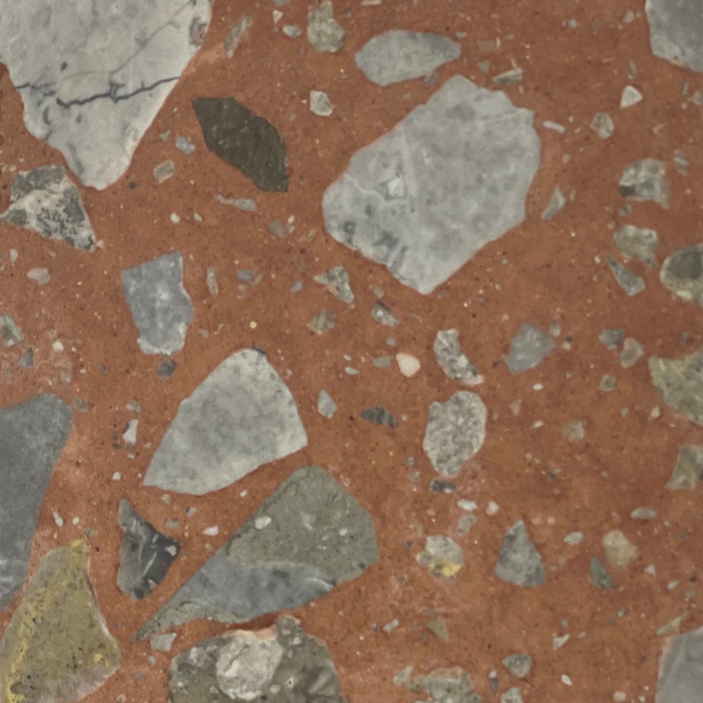 Pearl Orange Terrazzo - Small Size Stone Grains