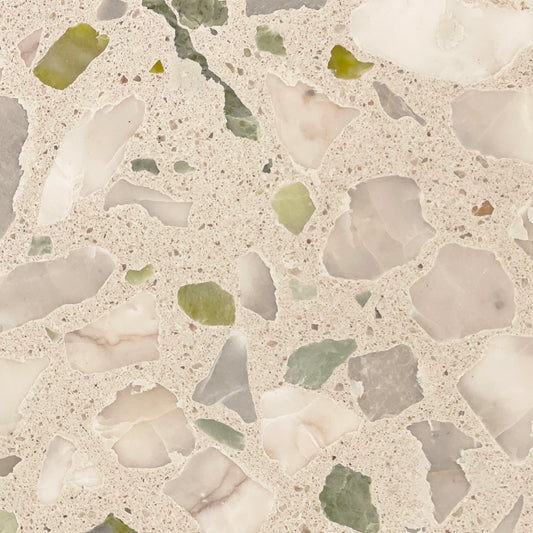 Frond Leaf Terrazzo - Medium Size Stone Grains